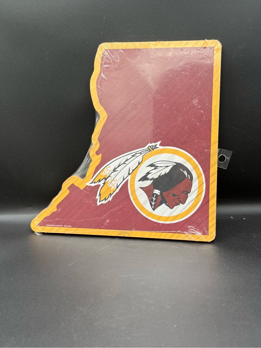 NFL Washington Football Team Decorative Sign - Burgundy & Gold